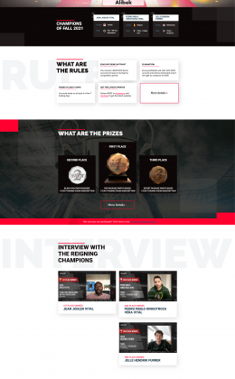 Trading Competition Site Design